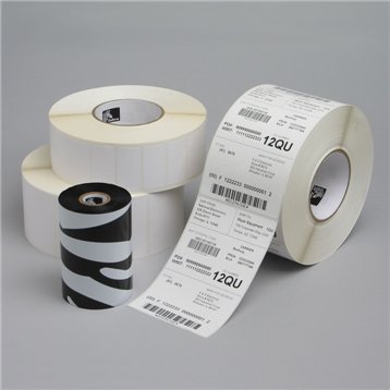 Zebra Z-Ultimate 3000T - 76mmx76mm - Etichetta in poliestere Argento