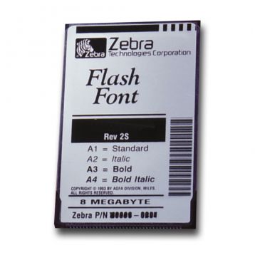 ZEBRA FONTS SCHEDA PCMCIA Univers