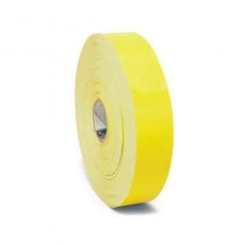 Bracciale Zebra su bobina - Z-Band Splash GIALLO - Mandrino da 25mm