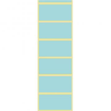 FSM - Zebra Z-Select 2000D JAUNE - 100mmx50mm - Etiquette thermique premium