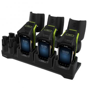 Stazione di carica con batterie e comunicazione RFD90 per TC7X 3 slot