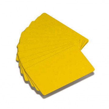 Carta Zebra in PVC colore giallo