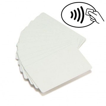 Carta Zebra in PVC bianco UHF, RFID