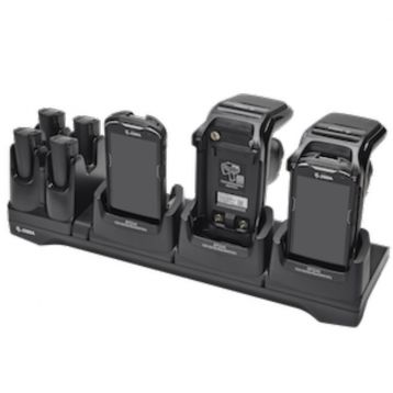 Base a 3 scomparti per RFD40, base di carica e comunicazione per TC52/TC57
