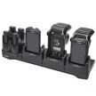 Base a 3 scomparti per RFD40, base di carica e comunicazione per TC52/TC57
