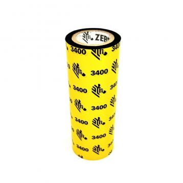 Campione Zebra Cera-Resina 3400 - 110mmx50m - Nastro nero