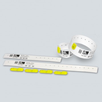 Clip GIALLI per bracciale Quickclip ZEBRA