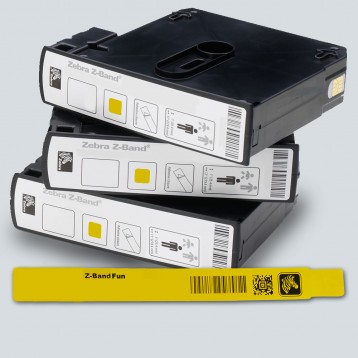 Braccialetto Fun ZEBRA Per HC100 Z-Band GIALLO