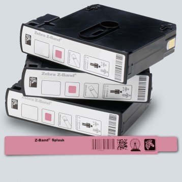 Braccialetto Splash ZEBRA Per HC100 Z-Band ROSA